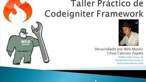 VideoTutorial 7 del Taller Práctico de Codeigniter Framework. Trabajando con clase Database y MySQL