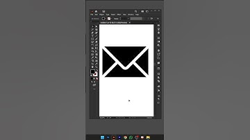 How to make Mail icon in illustrator #shortvideo #youtubeshorts #trendingshorts