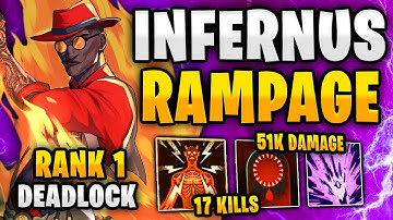 When the Rank 1 plays Infernus and solo carries an ETERNUS Lobby (51k Damage)