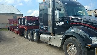 FELLING TRAILERS -- a stack of 2 Double Drops -- 42,000 LB