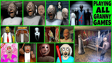 Playing Top 5 Games To Beat GRANNY HORROR Game (Who