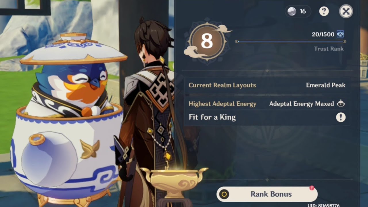 Genshin impact serenitea pot trust rank 8 [trust rank 8] [sanctifying