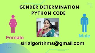 45. How to determine Gender with prefix through python programming