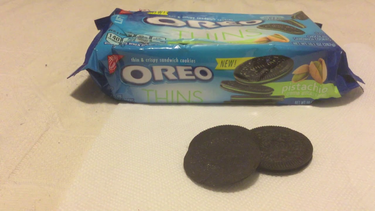 Pistachio flavored Oreos review YouTube