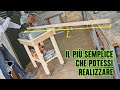 Il più semplice banchetto in legno che possa essere realizzato in garage