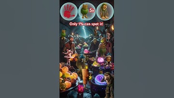 Only 1% can Find the Hidden Stickers 👀 You Have 5 Seconds!#oddoneout #challenge #quiz