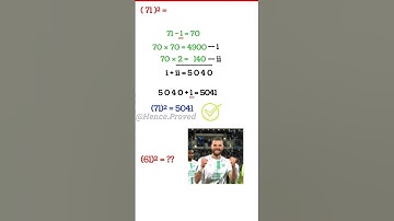 How to Find SQUARE of any Number using VEDIC MATH