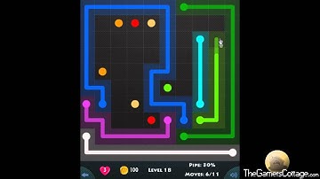 Flow Game Level - 888 [10x10] Jumbo Pack Connect the Dots