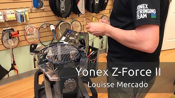 Time Lapse: How to String a Yonex Yonex Z-Force II Badminton Racquet