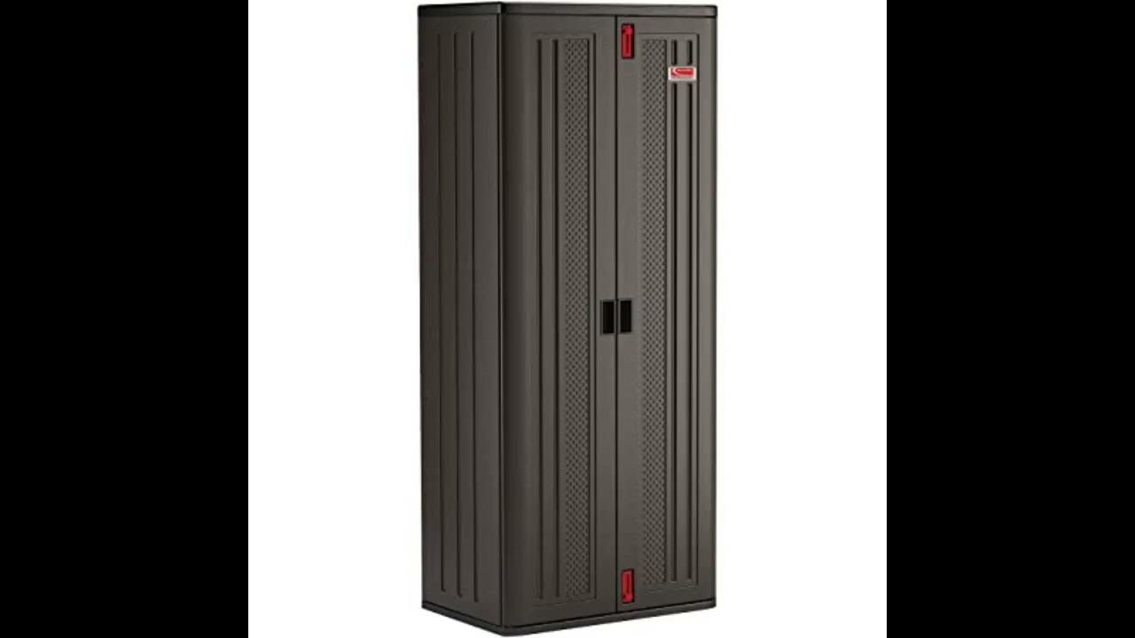 Suncast BMS1250SB Vertical Storage Shed, Stoney YouTube