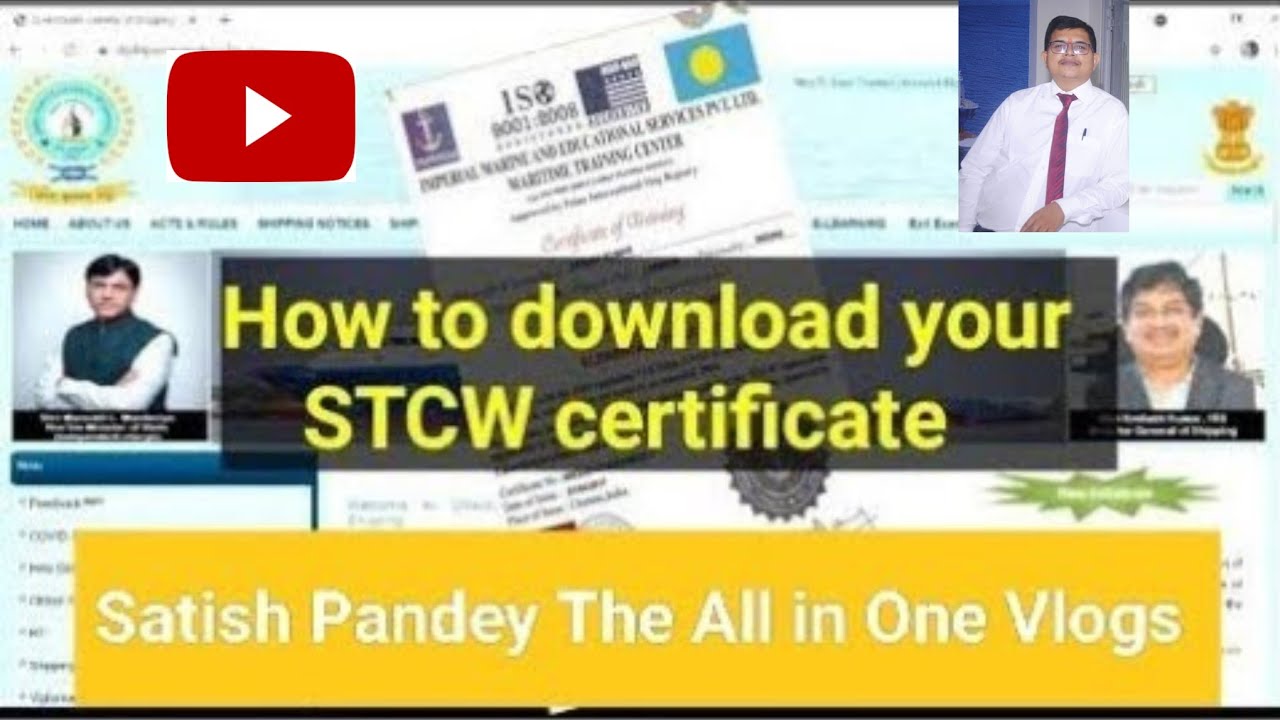 How to download STCW Certificate from DGS Site step by step online # How to download STCW Certificate from DGS Site step by step online #