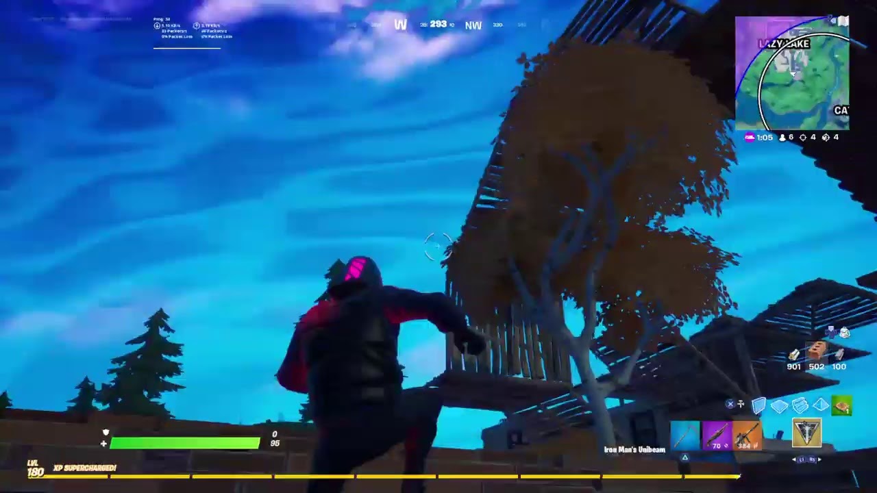 NEW ABSTRAKT ASSASSIN Skin Style and DYNIOMITE Emotes!! Fortnite Battle Royale level 181 Gameplay