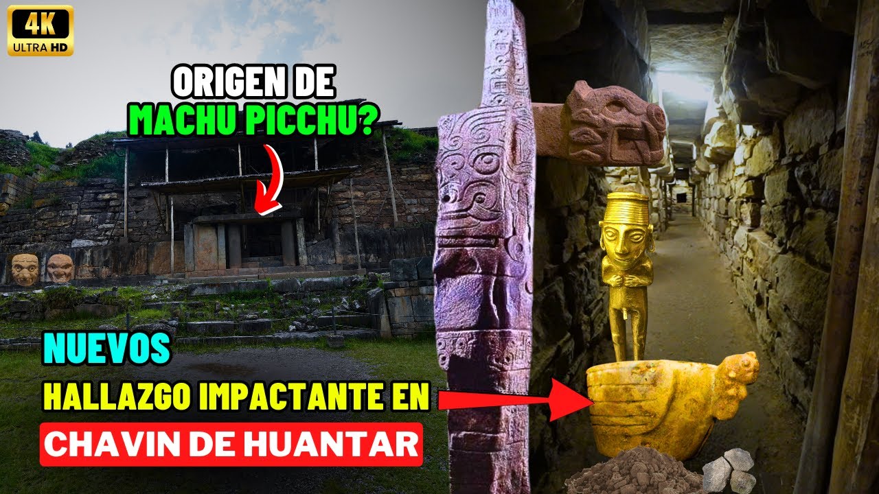 HALLAZGO IMPACTANTE EN CHAVIN DE HUANTAR - SERÁ EL ORIGEN DE MACHU PICCHU?