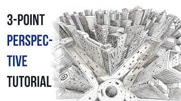 3-Point Perspective City Drawing: A Step-by-Step Guide