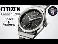 CITIZEN CABILBER 0200 AUTOMATIC NC0200-90E SPECS & FEATURES BY SAMY