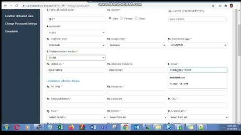 How to process customer application form for new Bharat Fiber (FTTH) connections through FMS Portal?