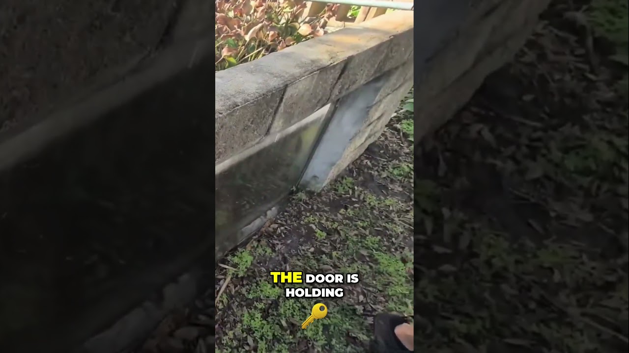 Hurricane Proof Door Used as Viewing Window for Outdoor Pond!