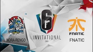 FNATIC vs NORA-RENGO | Six Invitational Quarter Finals