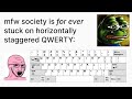 on keyboards, QWERTY &amp; efficiency