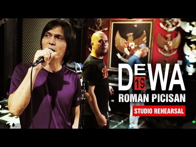 Roman Picisan - Dewa19 ft. Once Mekel u0026 Tyo Nugros (Studio Rehearsal) class=