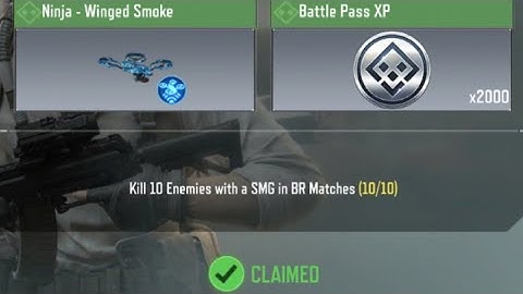 Call Of Duty Mobile Kill 10 Enemies with a SMG in BR Matches Task Complete