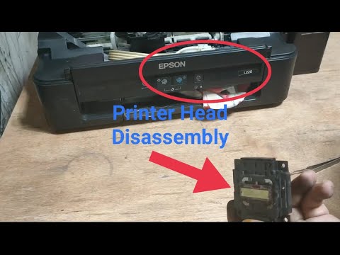 КАК СНЯТЬ ГОЛОВКУ ПРИНТЕРА EPSON-Epson L220
