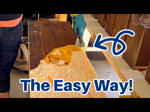 How to remove latex paint from furniture using Citristrip