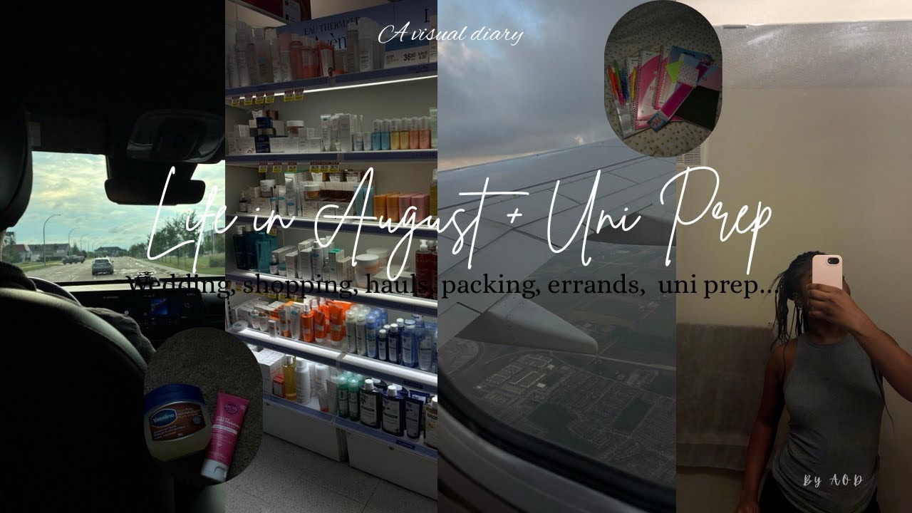 LIFE IN AUGUST + UNI PREP: Wedding, shopping, hauls, uni prep…. #uniprep#vlog 