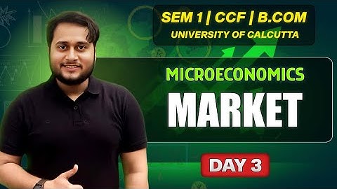 MARKET DAY 3 | MICROECONOMICS | SEM-1 BCOM CCF