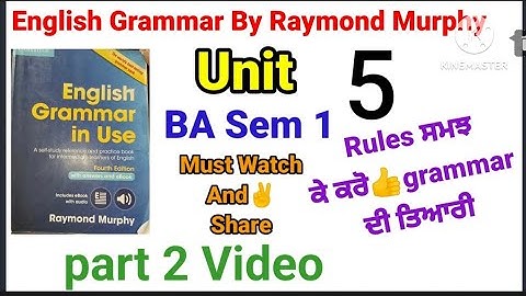 #BA#semester_1_english#grammar#unit5 #ex5.3_5.4 #sem_1_english#grammar #Raymond_murphy