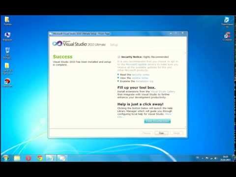 Microsoft Visual Studio 2010 Yükleme Ve Başlangıç