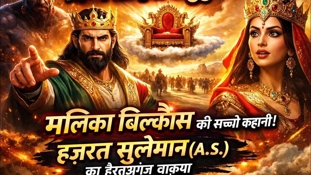 💯❤️‍🔥हज़रत सुलेमान (अ.स.) और मलिका बिल्कीस ❣️#urdupoetry #motivation#viralvideo#viralshort #history 