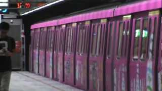 20120603 - 臺北捷運新埔站 321型玉山彩繪列車 離站