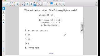 CSP Unit5 Basics of Functions Pt 2 Q06