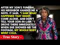 After My Son's Funeral, His Neighbor Slipped Me a Note, "I Saw Everything That Night. Don't Tell ...