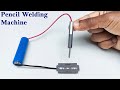 How to make a simple pencil welding machine at home - Diy welding machine | 12V welding machine