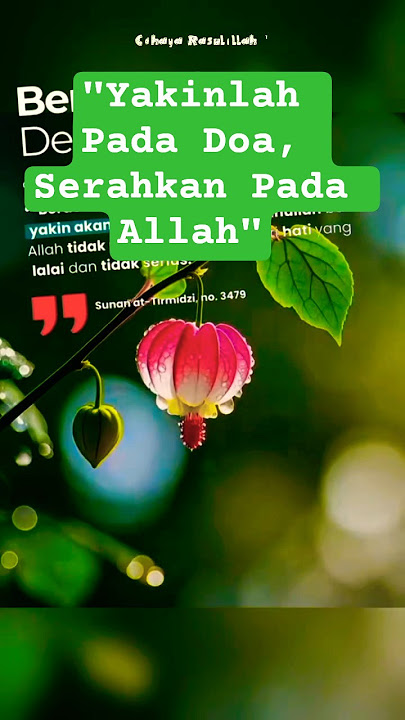 Doa, Serahkan Pada Allah #quotesislami
