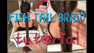 Fishtail braid tutorial Resimi