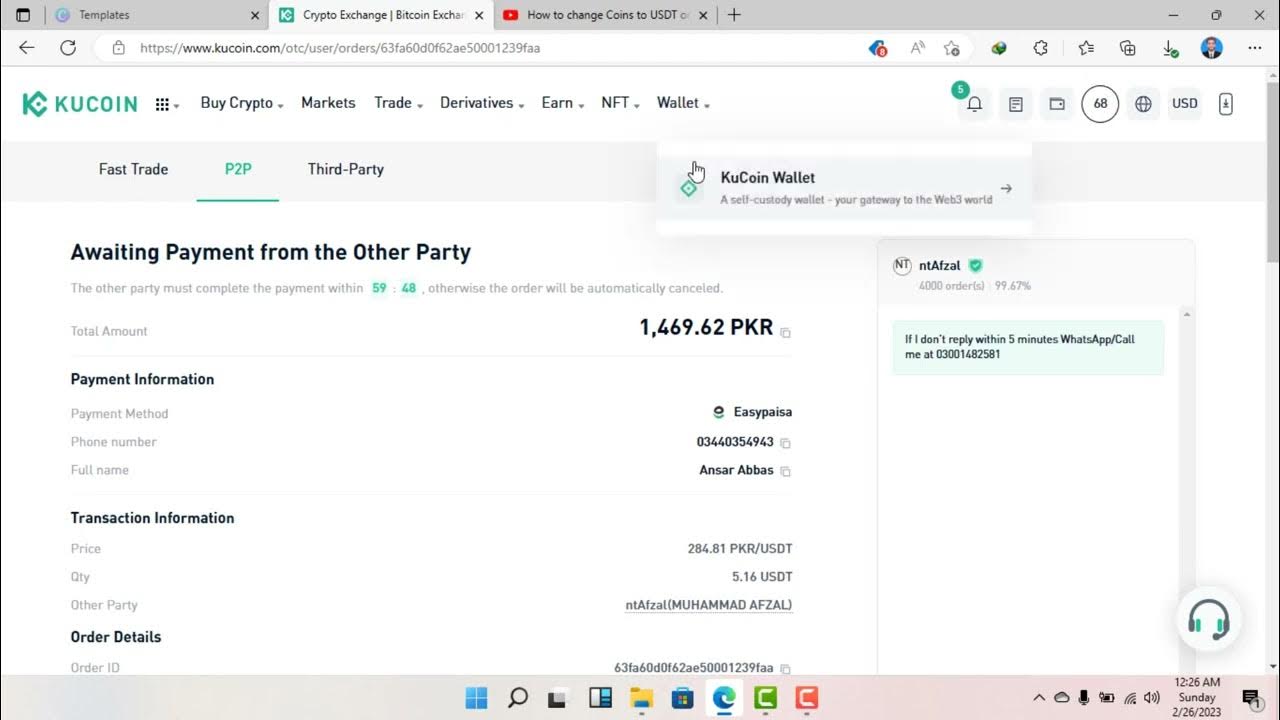 kucoin-p2p-buy-sell-from-ltc-to-usdt-kucoin-exchange-pkr