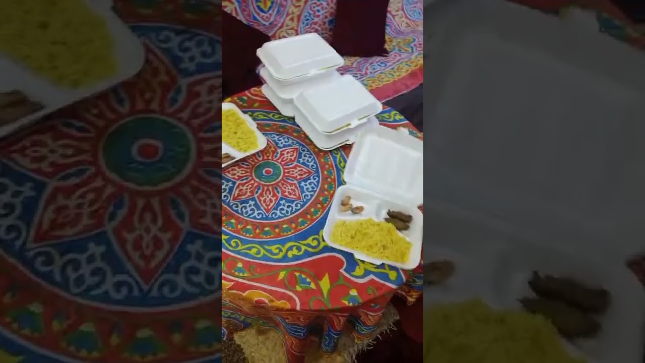 تجهيزات فطار شهر رمضان كل سنه وانتم طيبين