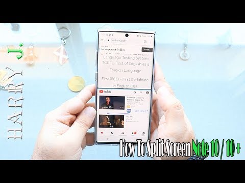 How To Split Screen On Galaxy Note 10 /10 Plus, multi apps