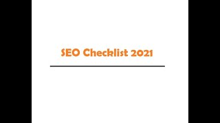SEO Check List | 40+ SEO Checklist | On-Page SEO Checklist in 2 Minutes