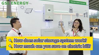 How  GSL solar storage system work and save on electric bill | LiFePO4 Battery Solar Storage System