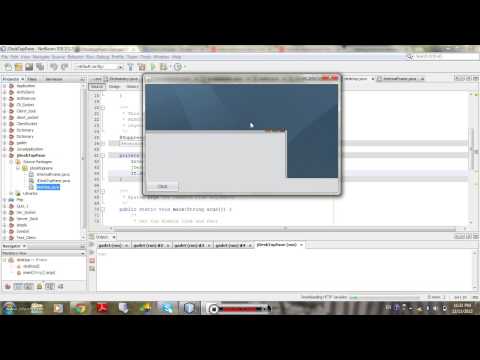 JDesktopPane and  JInternalFrame in Java using Netbeans.avi