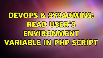 DevOps & SysAdmins: Read user