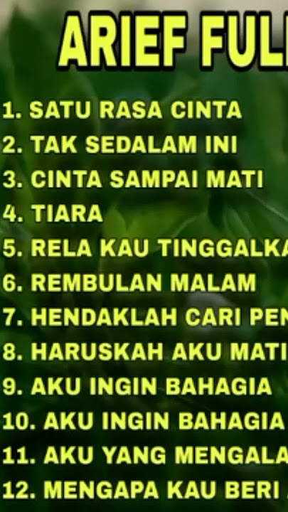 ARIEF TERBARU 2023 ❗ #arief #ariefsaturasacinta #arieffeatyolanda #arieffullalbum #ariefterbaru