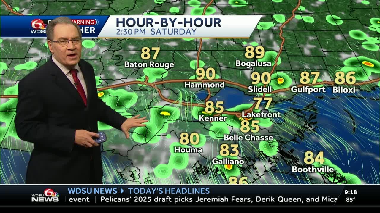 Rain could be heavy Saturday and Sunday afternoon - YouTube