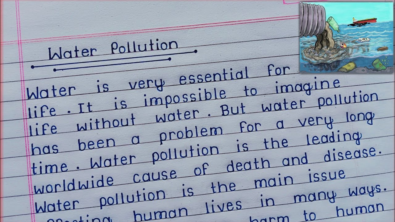 Water Pollution Essay Writing