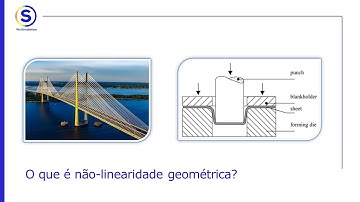 O que é a não-linearidade geométrica ? | Análise estrutural | Elementos finitos