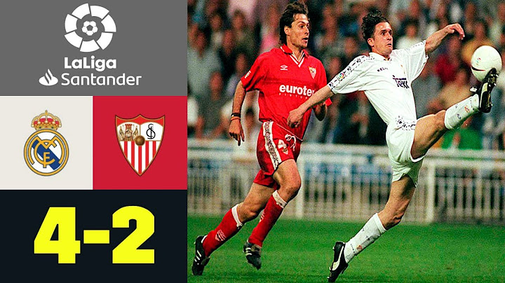 Real Madrid 4-2 Sevilla 1997